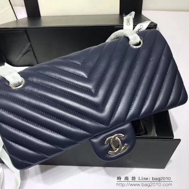 香奈兒CHANEL 升級版V線1112高仿原單小羊皮肩背斜挎包 DSC1234